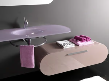 FLUX_US 17 - Storage bathroom cabinet with drawers by LASA IDEA - view 3